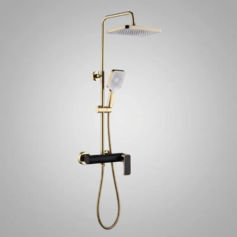 Set Mandian Black Gold Square