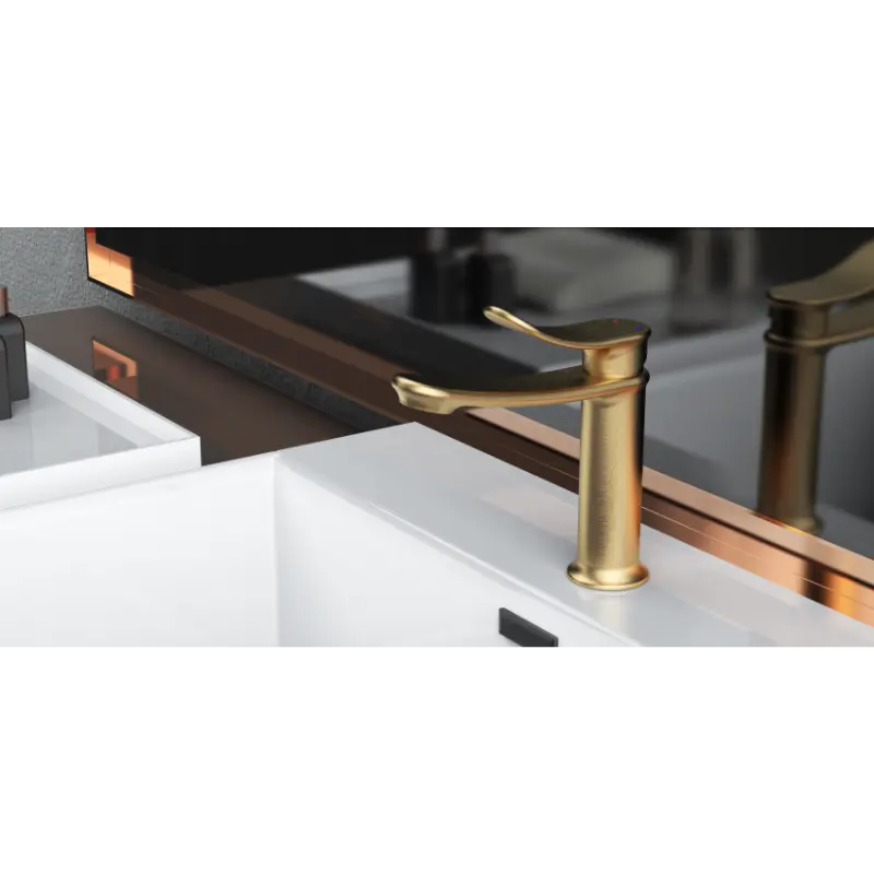 Basuh Basin Panas dan sejuk keran