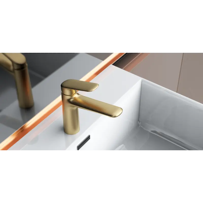 Lembangan air terjun mengetuk lubang tunggal untuk sinki bilik mandi